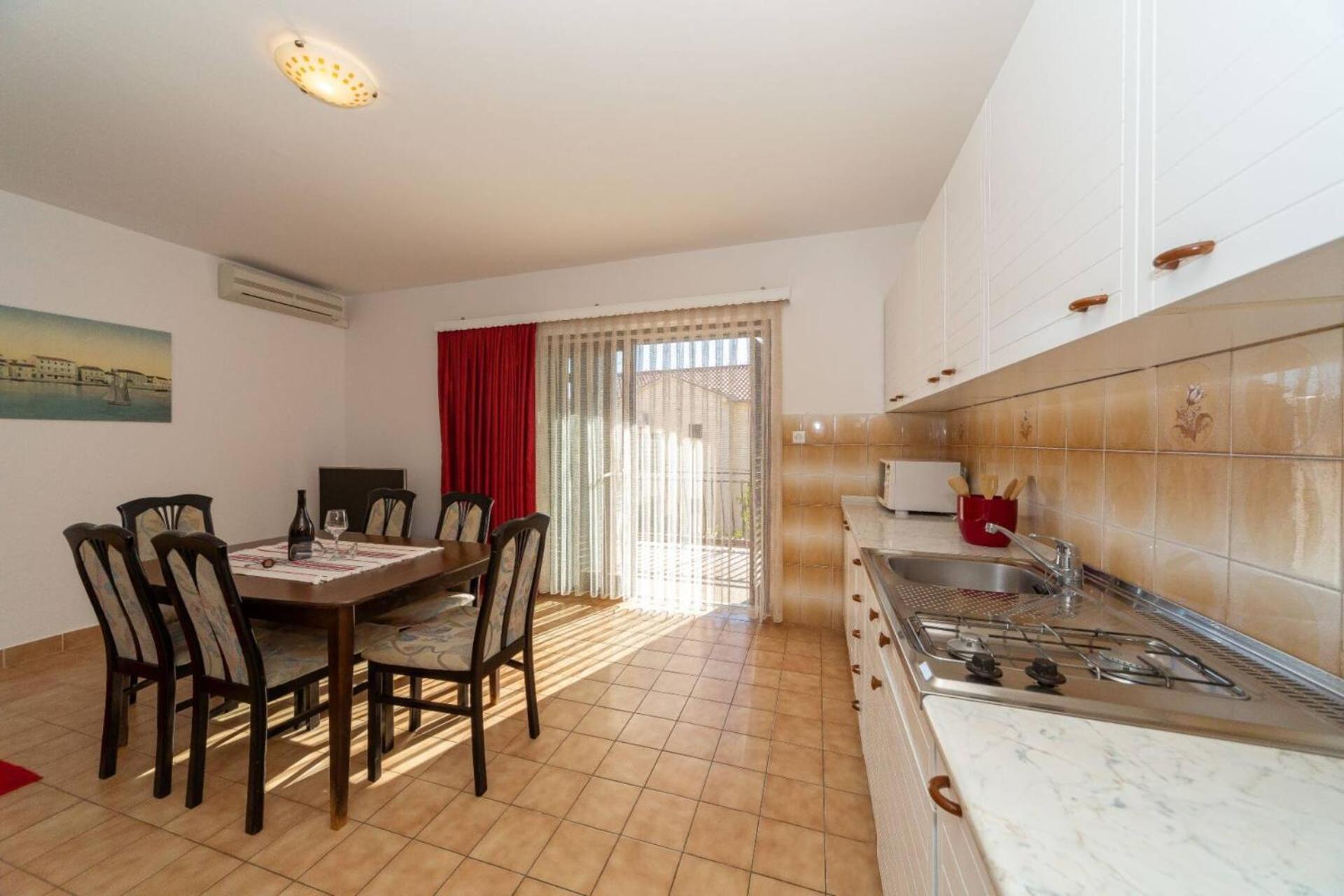 Three Bedroom Apartment In Biograd Biograd na Moru Kültér fotó