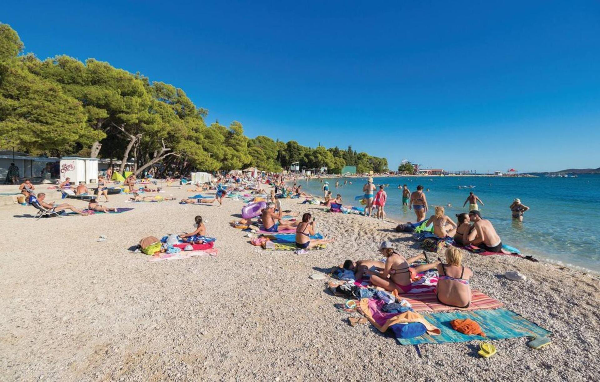 Three Bedroom Apartment In Biograd Biograd na Moru Kültér fotó