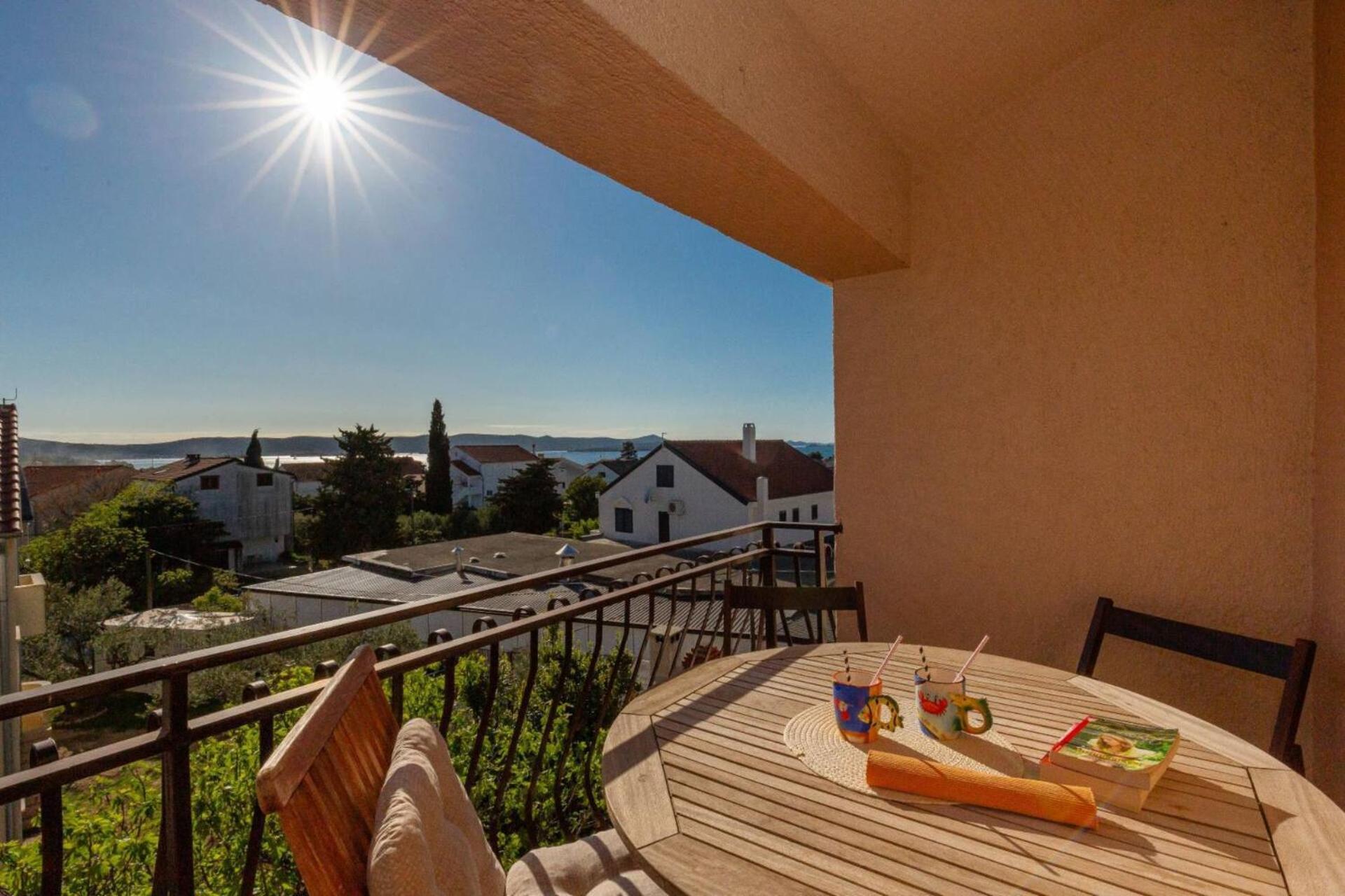 Three Bedroom Apartment In Biograd Biograd na Moru Kültér fotó